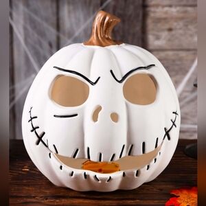 Disney Nightmare Before Christmas Jack Skellington Light Up Pumpkin